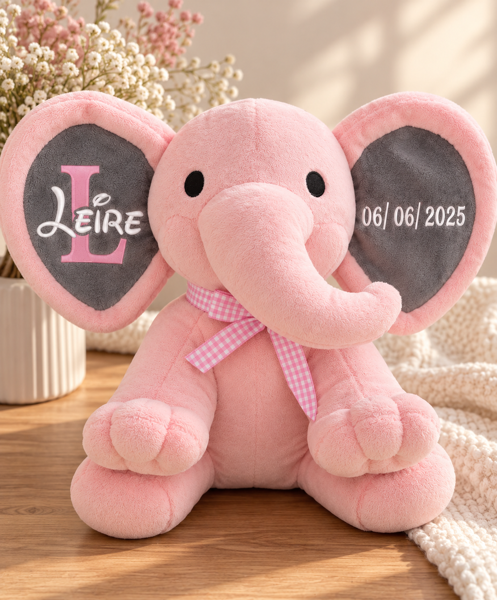Peluche de bebé personalizado